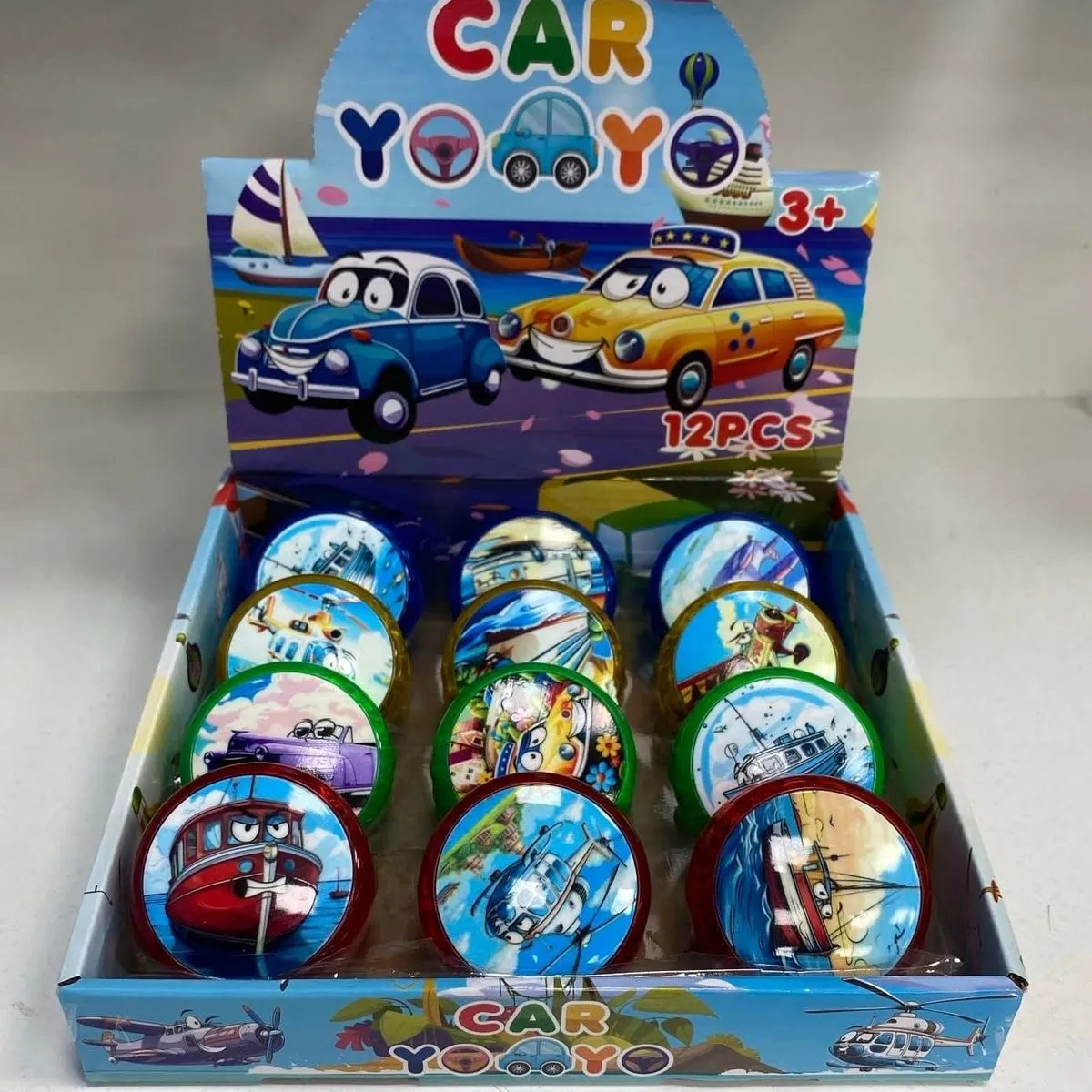 Zabawki Car YOYO - Jojo z pojazdami, zestaw 12 szt