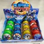 Zabawki Super YOYO - Zestaw 12 szt. Transparentne z Robotami