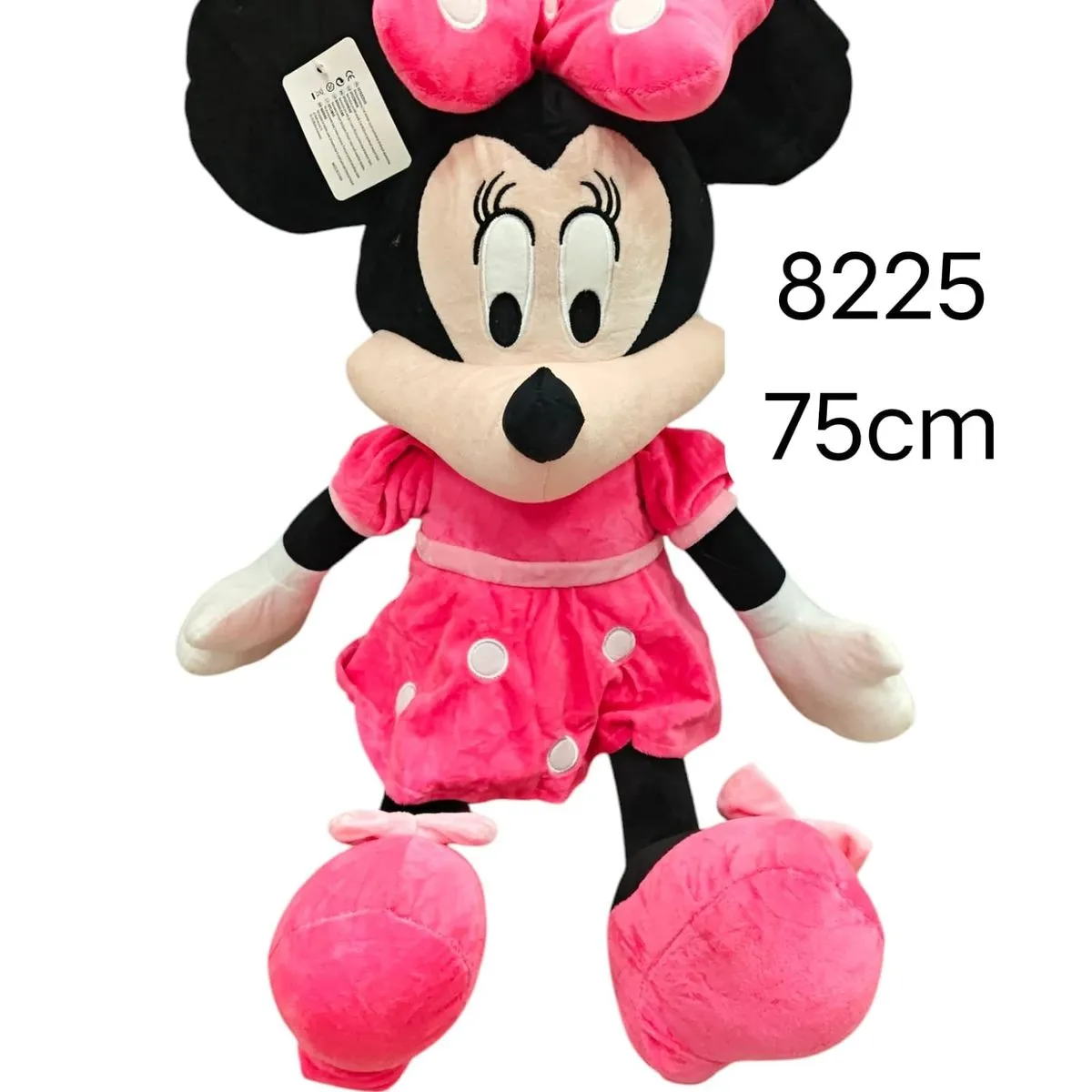 Maskotka Pluszowa Myszka Minnie 75cm Różowa w Grochy