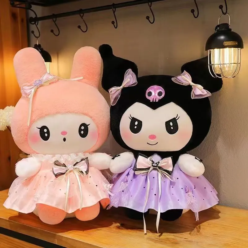 Maskotka Pluszowa 80cm My Melody Kuromi w Sukienkach Mix