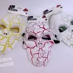 Maska Halloween z efektem pęknięć 3 szt.