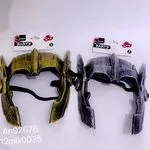 Maski Halloween Wojownik Złoty i Srebrny 12 szt mix