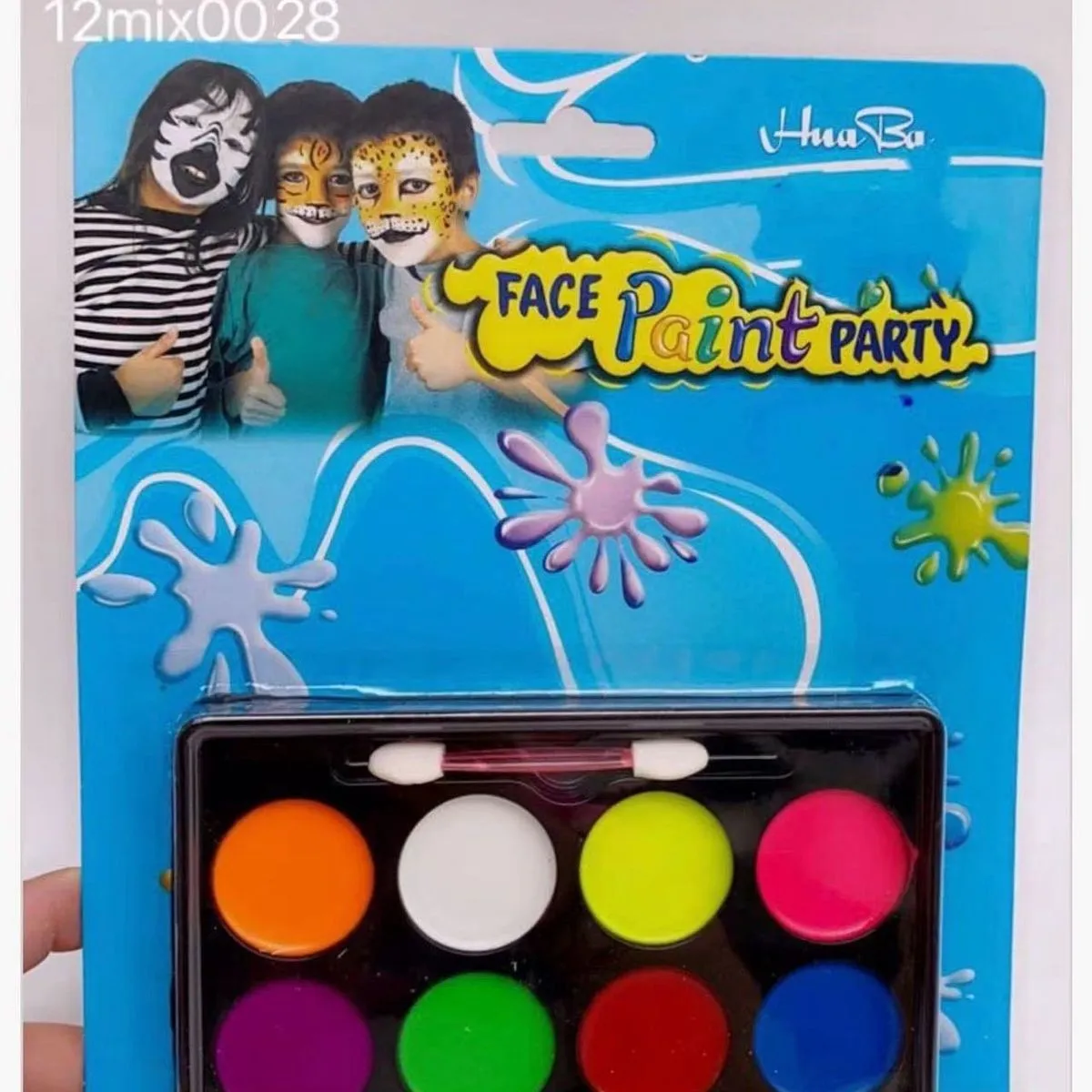 Face Paint Party 12 kolorów Mix w sztyfcie Push Up