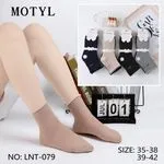 Skarpetki damskie motylkowe 35-38 beżowe/szare/czarne