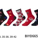 Skarpetki damskie świąteczne wzorzyste 31-42 BIYD66560D