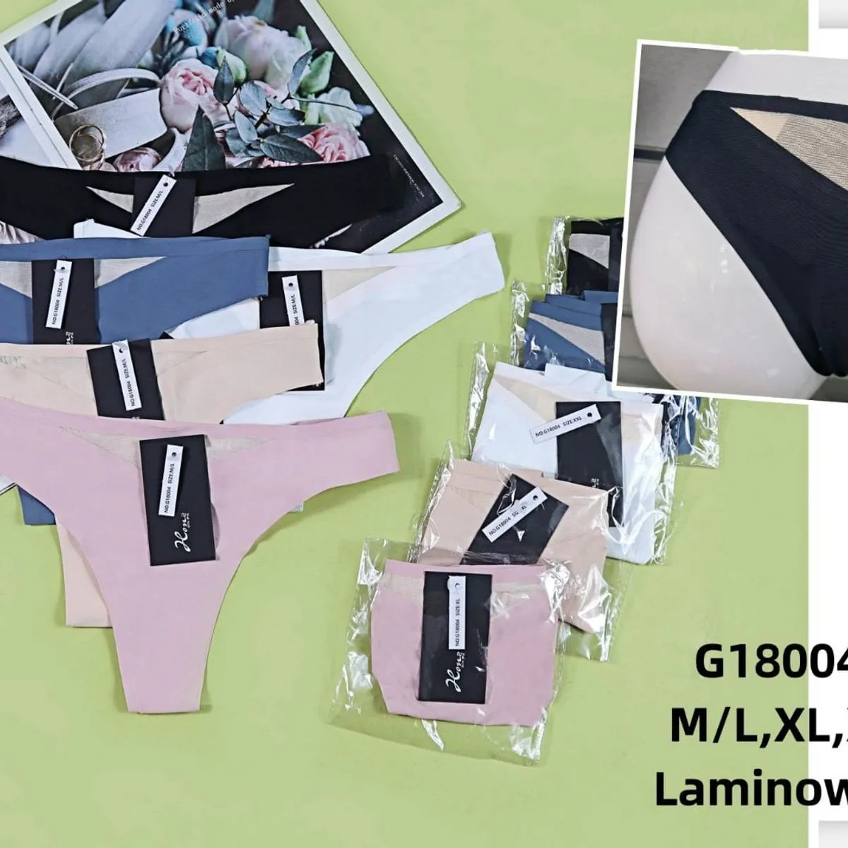 Majtki damskie laminowane M/L XL XXL G18004