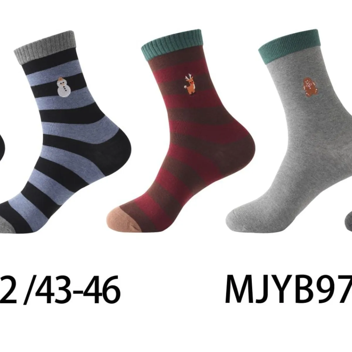 Skarpetki męskie wzorzyste 39-42/43-46