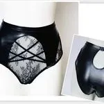 Majtki damskie czarne S.M.L XL 6885
