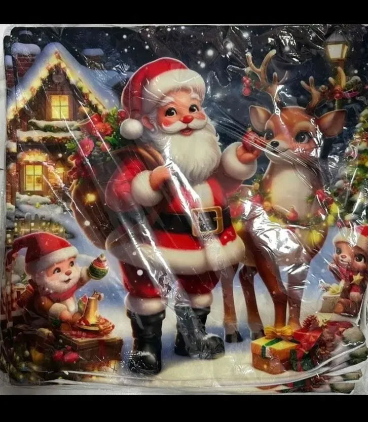 Podszewka Świąteczny motyw Santa 40/50