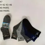 Skarpetki męskie sportowe szare granatowe czarne NO:2247-43-46