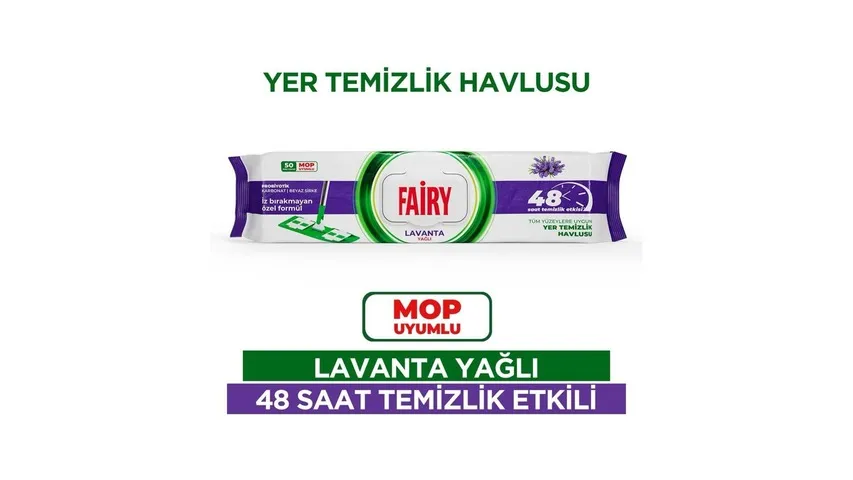 Ścierki do Podłóg FAIRY Mop Lavanta 48szt