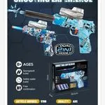 Pistolet na gąbki Dual 2w1 Mode niebieski kamuflaż