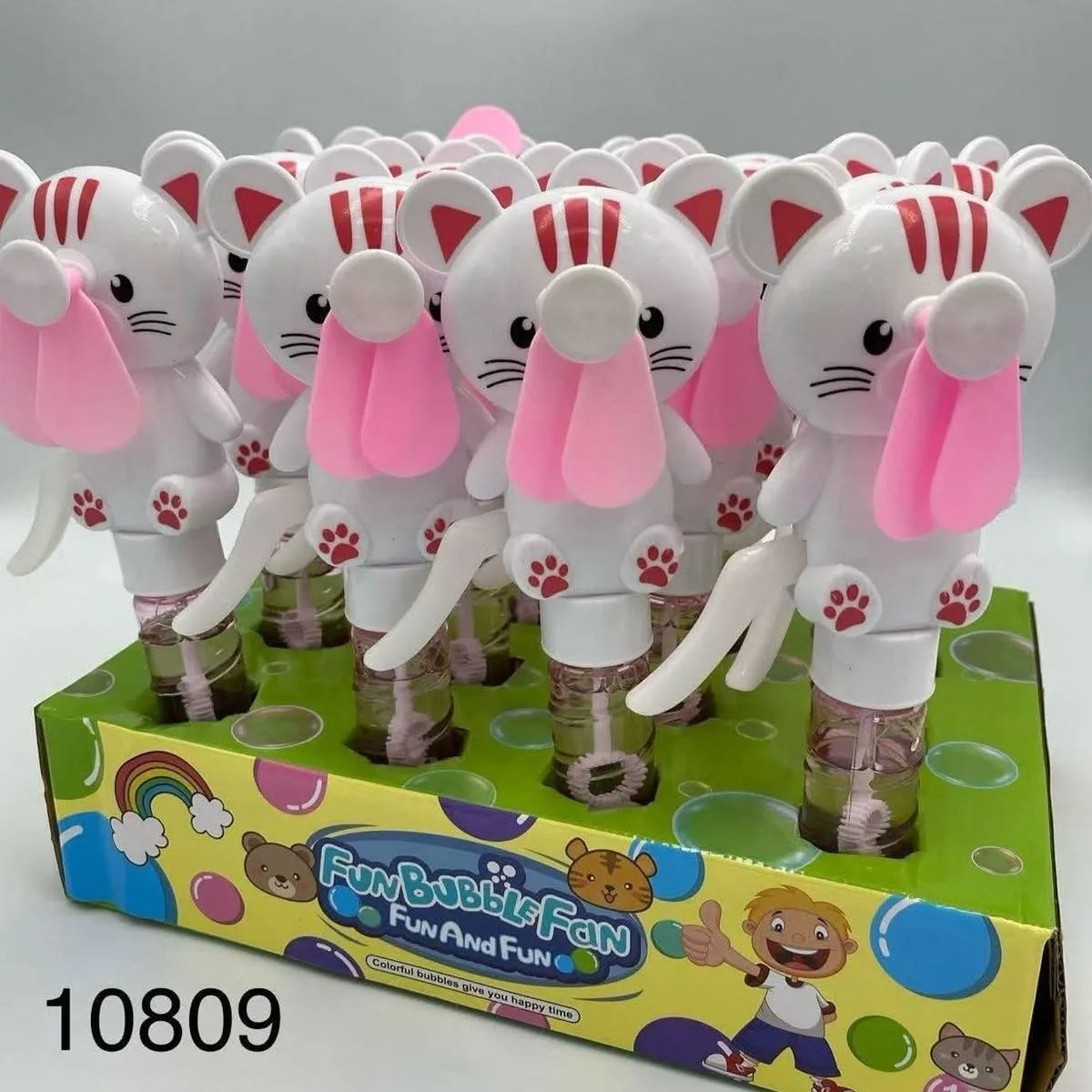Banki Mydlane Bubble Fun Bubble Fan kotek 16 szt