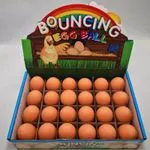 Zabawki Bouncing Egg Ball - skaczące jajka, 24 szt