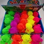 Gniotki Squeeze Toys Super Cute Misie kolorowe 24 szt