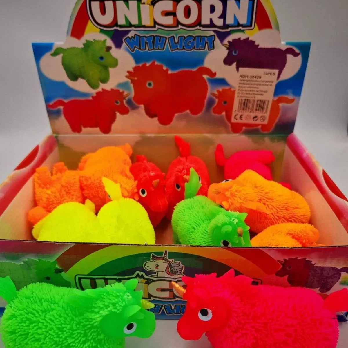 Gniotki Unicorn Vinyl 12 szt