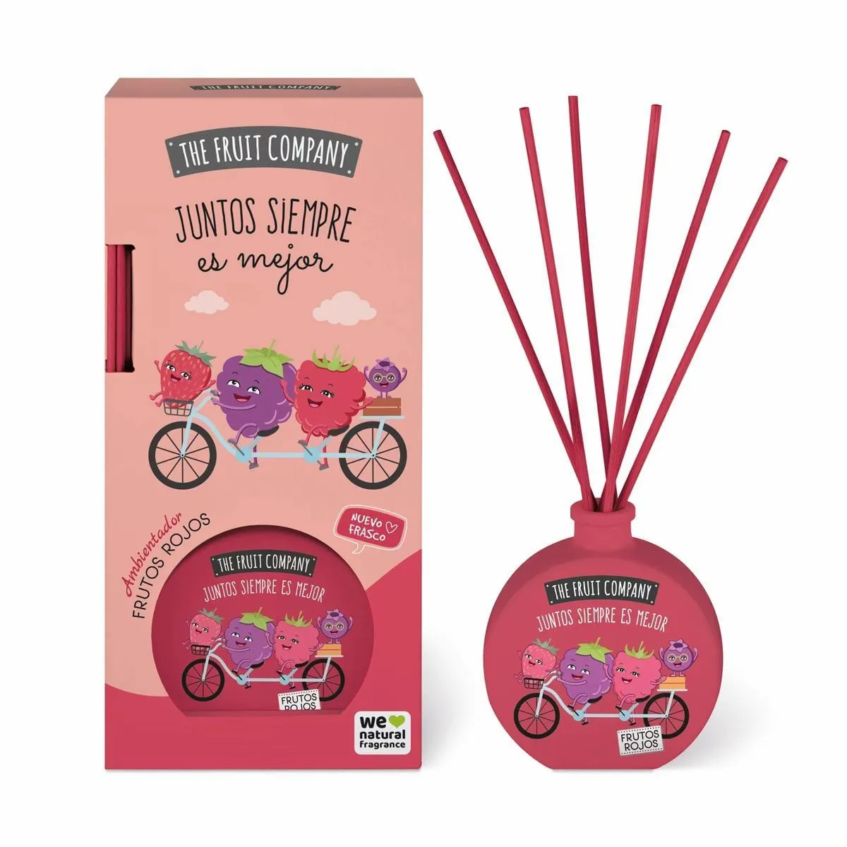 Dyfuzor zapachowy The Fruit Company Frutos Rojos 6 szt