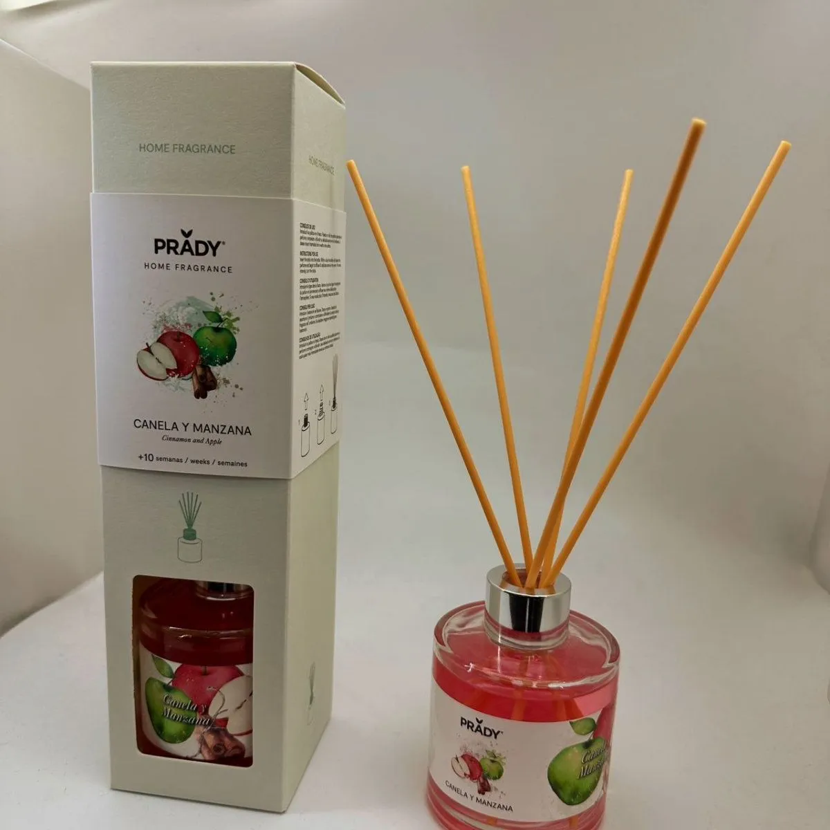 Dyfuzor zapachowy Prady Canela Mandarina z patyczkami