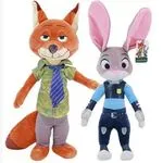 Maskotka Pluszowa Zootopia Nick i Judy 40cm