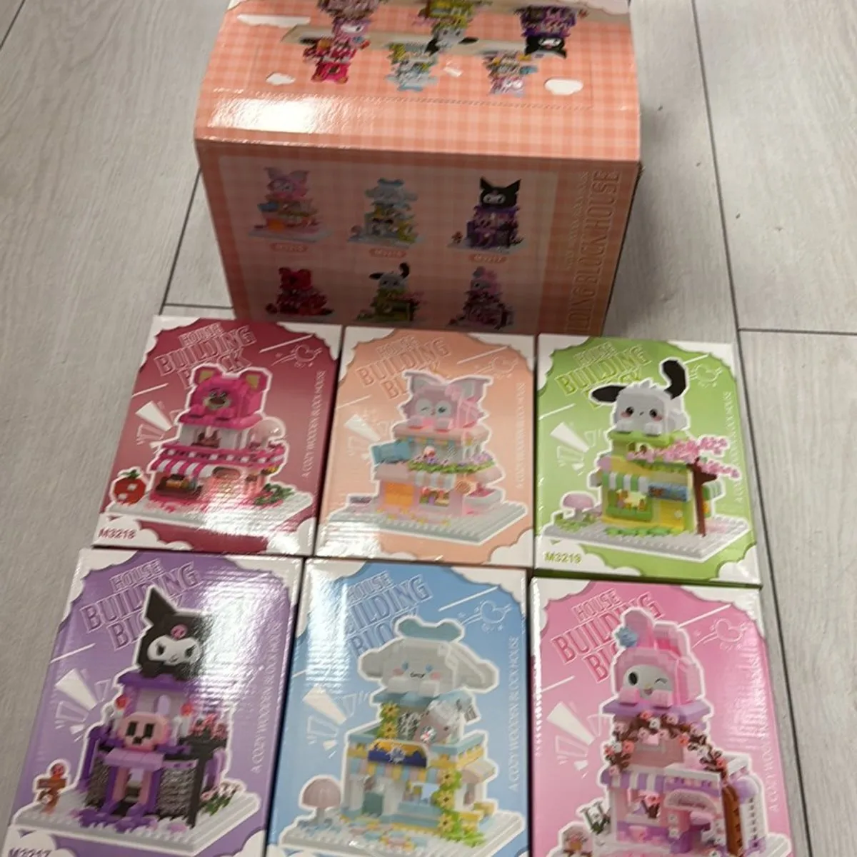 Zestaw klocków konstrukcyjnych Kuromi My Melody 6 szt