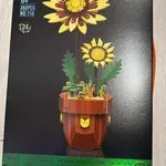 Zestaw klocków Flowers 64 el. słoneczniki w doniczce