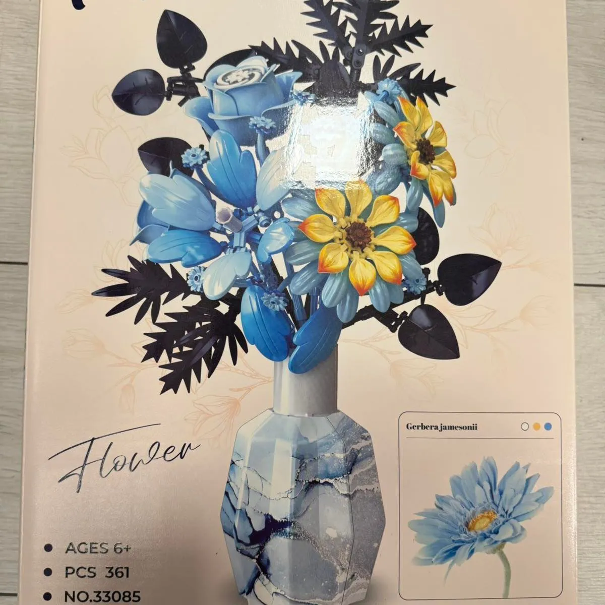 Klocki Kwiaty Flower Arrangement Gerbera 361 PCS