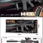 Pistolet na kulki M416 Elektryczny 3,7V 45cm