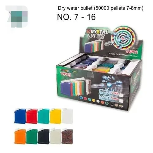 Kulki plastikowe do water gun 7-8mm, 50000 szt/opak.