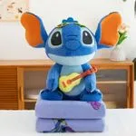 Maskotka Stitch z Kocykiem i Gitarą