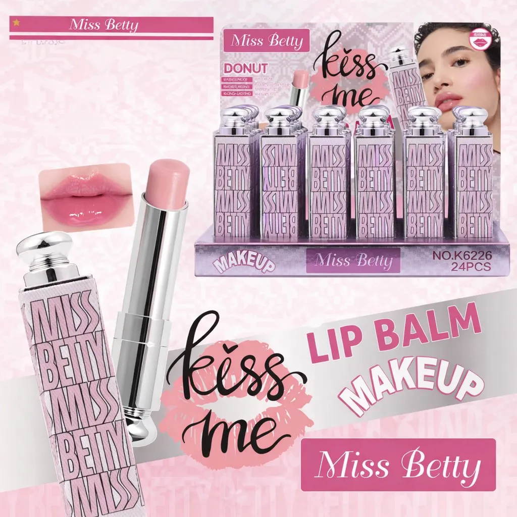 Błyszczyk do ust Miss Betty Lip Balm Makeup NO.KB226 24 szt