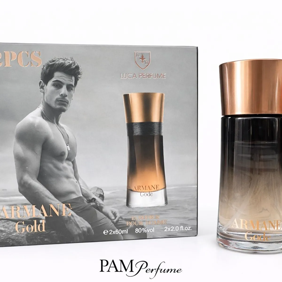 Zestaw Perfum PAM Perfume 2x50ml Gold
