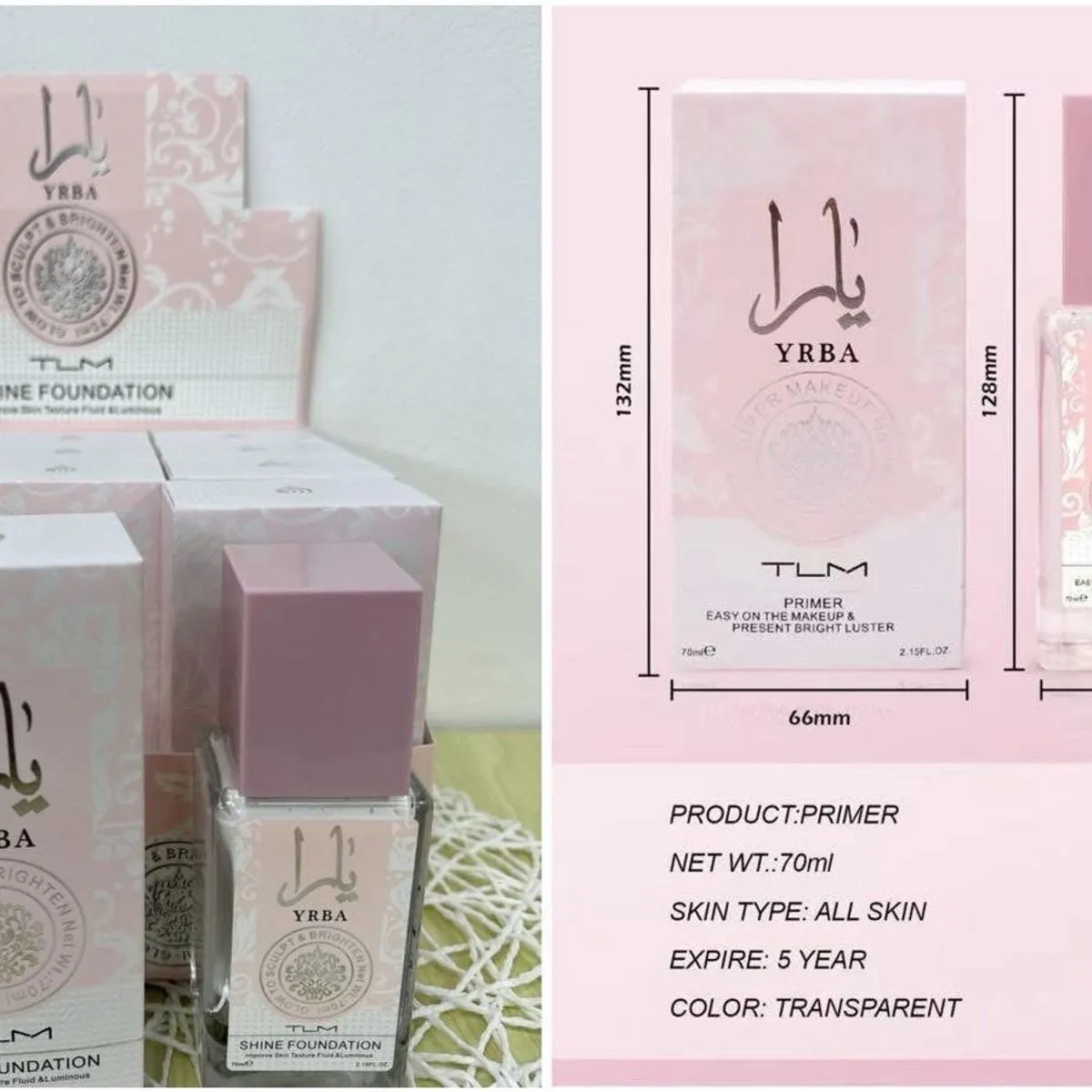 Baza pod makijaż YARA Shine 70ml