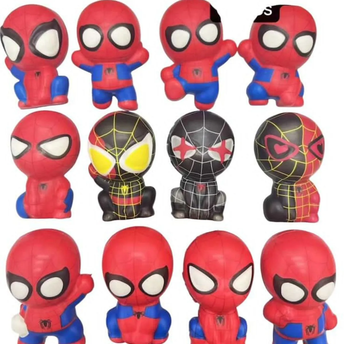 Gniotki Squeeze Spider-Man, 12 szt w opakowaniu
