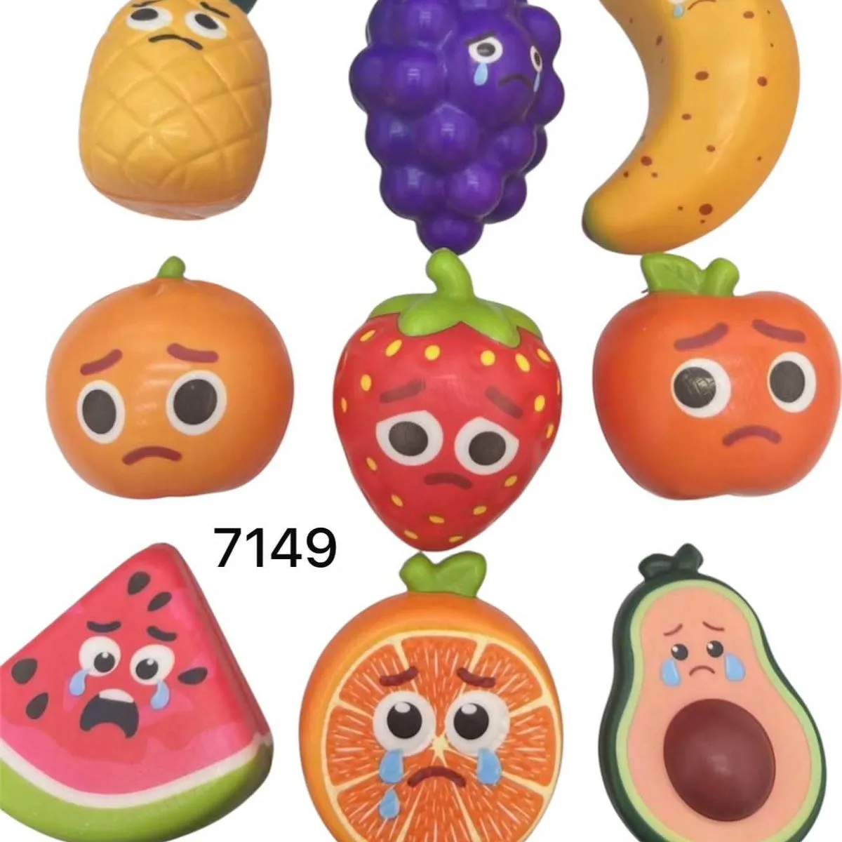 Zabawki Squeeze owoce i warzywa antystresowe