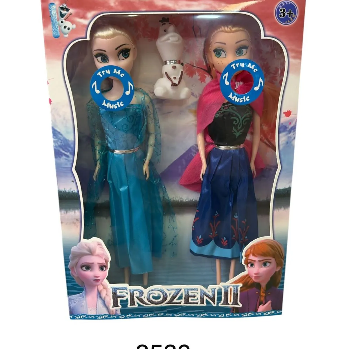 Zabawki Lalki Frozen II Elsa i Anna z Olafem