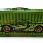 Zestaw klocków 1:14 Lamborghini w kontenerze transportowym