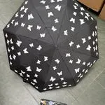 Parasol zmieniający kolor z motywem motyli