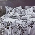 Komplet Pościel 4CZ 200/220 Róża Szara
