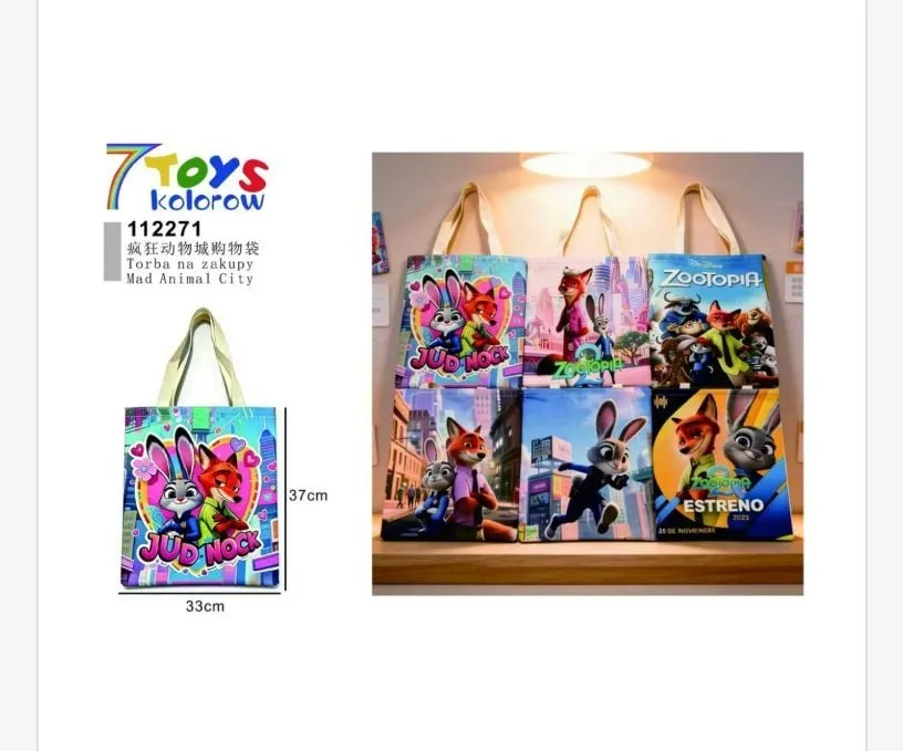 Torebka Zootopia Mad Animal City 33cm