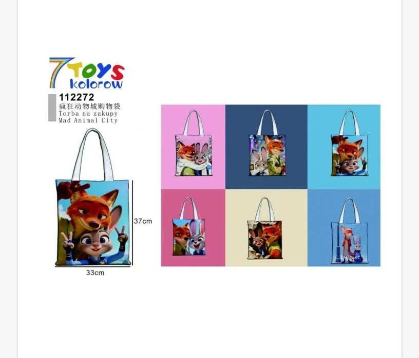Torebka Zootopia 7Toys Mad Animal City 33x37cm