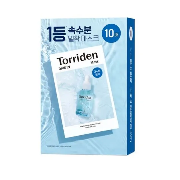 Torriden Dive-In Low Molecular Hyaluronic Acid Mask 10 szt
