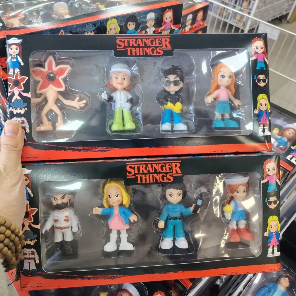 Figurki Stranger Things - zestaw 4 szt. w blistrze