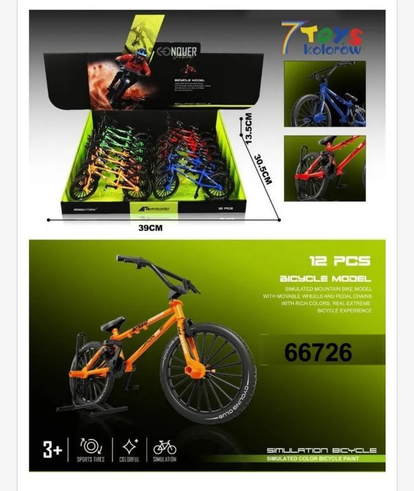 Model roweru BMX Conquer 66726, 39cm, 3+