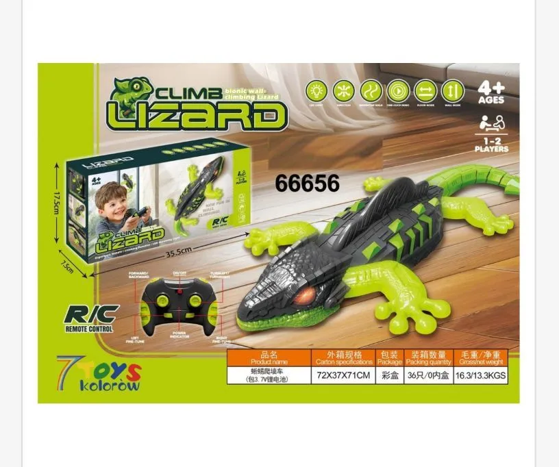 Zdalnie sterowana wspinaczkowa jaszczurka Climb Lizard 32 cm