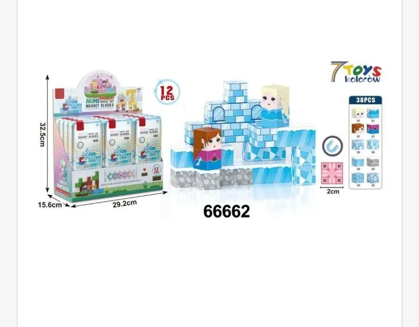 Klocki Magnetic Blocks Frozen 36 elementów