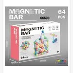 Magnetyczny Bar 64PCS - pręty 75x220mm