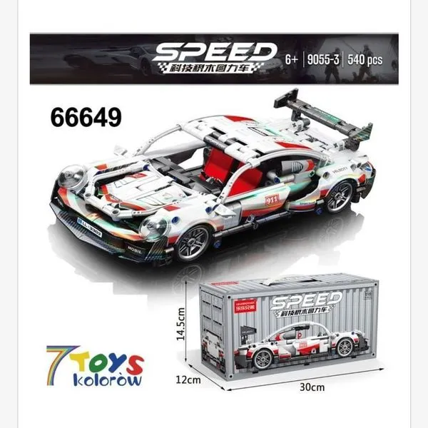 Klocki Speed Samochód Wyścigowy 66649 30x12x14cm