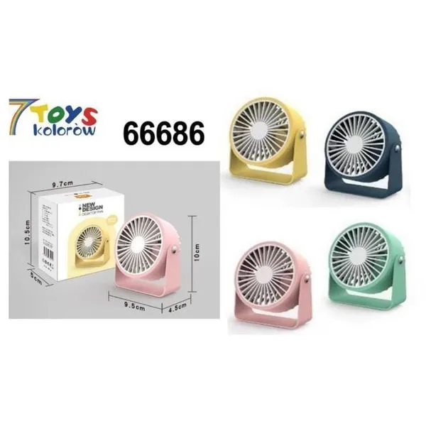 Mini wentylatory 7 kolorów 10x18x9cm