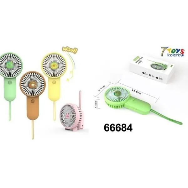 Ręczniki Wentylator Mini USB 14cm - 4 kolory