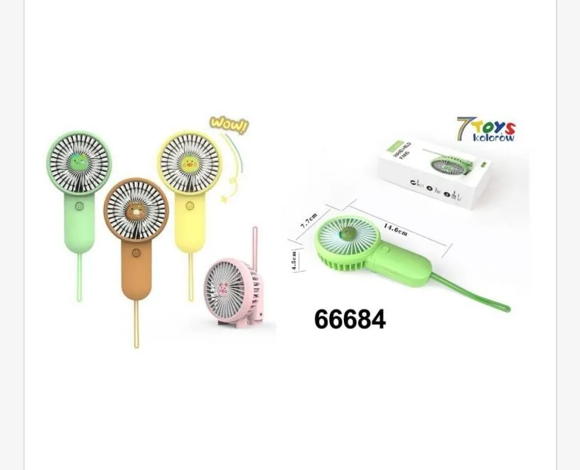 Ręczniki Wentylator Mini USB 14cm - 4 kolory